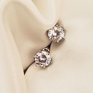 NEW!!! 925 Sterling silver CZ studs